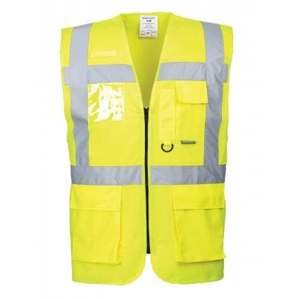 PORTWEST S476YERM - Gilet Hi-Vis Executive-berlin, jaune