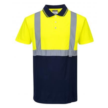 PORTWEST S479YNRL - Polo bicolore, jaune/marine