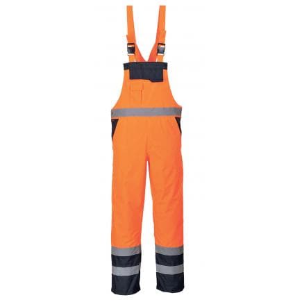 PORTWEST S489ORRL - Cotte bicolore matelassée, orange