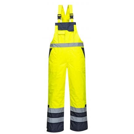 PORTWEST S489YERL - Cotte bicolore matelassée, jaune