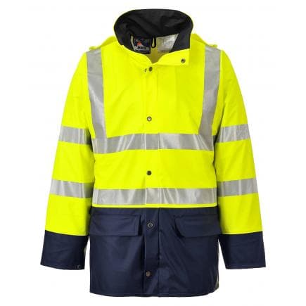 PORTWEST S496YNRL - Veste de pluie bicolore Sealtex™ ultra, jaune/marine
