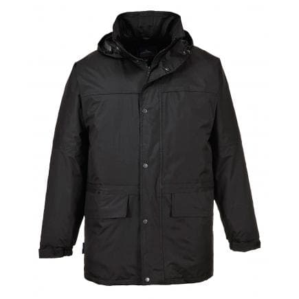 PORTWEST S523BKRXS - Parka oban doublée polaire, noir