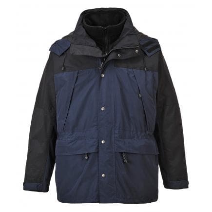 PORTWEST S532NARS - Veste respirante orkney 3 en 1, marine