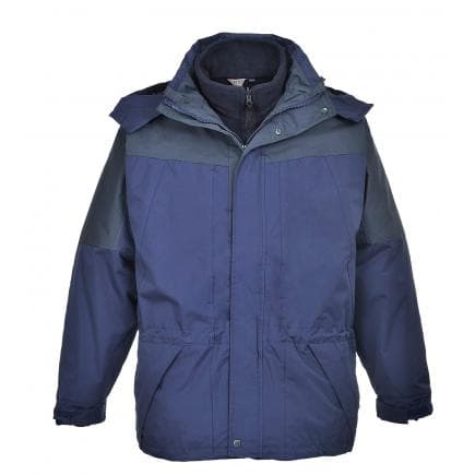 PORTWEST S570NARXXXL - Parka homme bicolore aviemore, marine