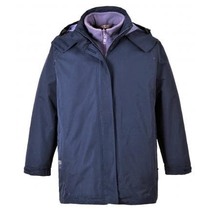 PORTWEST S571NARXS - Parka Elgin 3-en-1 pour femmes, marine