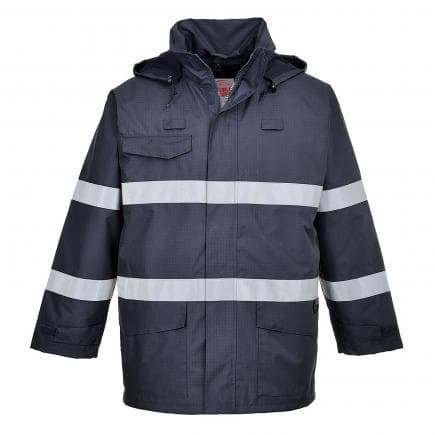 PORTWEST S770NARS - Parka pluie multirisques Bizflame, marine