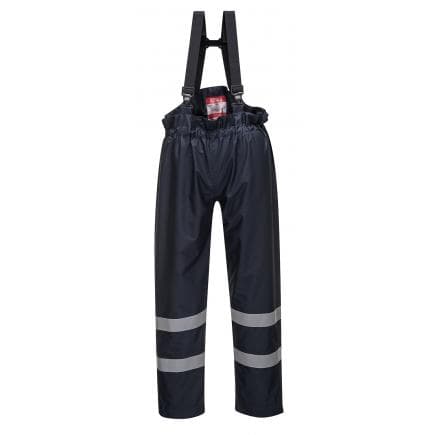 PORTWEST S772NARS - Pantalon pluie non doublé Bizflame rain multi risques, marine