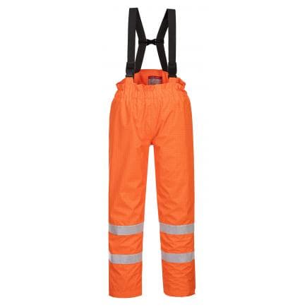 PORTWEST S781ORRL - Pantalon Bizflame rain doublé Hi-Vis FR Antistatique, orange