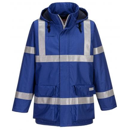 PORTWEST S785RBRXXL - Veste de pluie FR Anti-statique Bizflame, bleu royal
