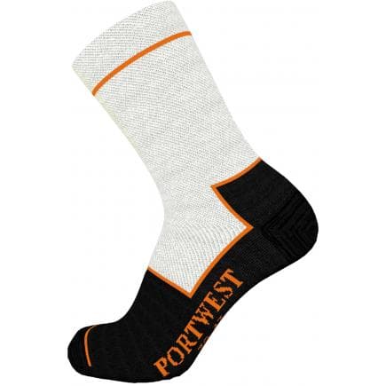 PORTWEST SK26BKR44-48 - Chaussettes anti coupure, noir