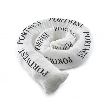 PORTWEST SM40WHR - Boudin absorbant pour hydrocarbures uniquement, blanc