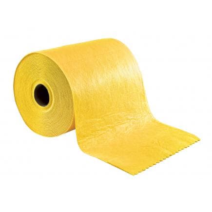 PORTWEST SM75YER - Rouleau d'absorbant produit chimique, jaune