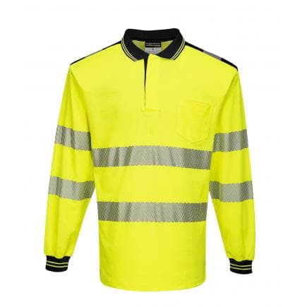 PORTWEST T184YBRXL - PW3 Polo haute visibilité ml, jaune/noir