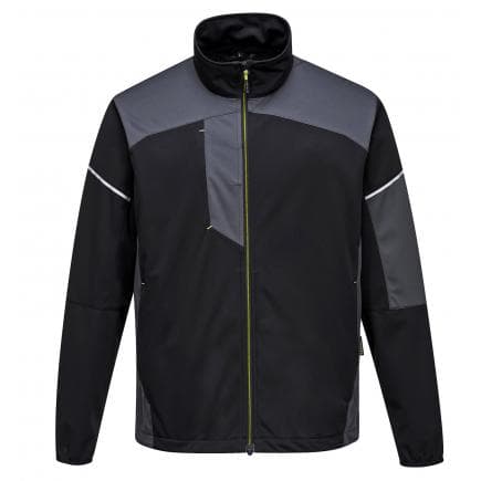 PORTWEST T620BZRL - Veste flex shell PW3, noir/ zoom gris
