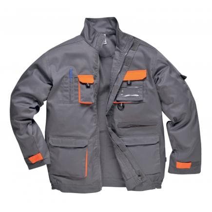 PORTWEST TX10GRRXL - Blouson Texo Contrast, gris