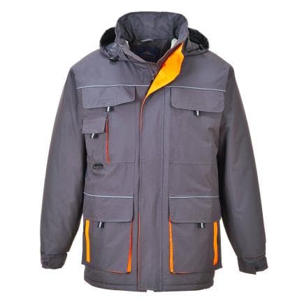 PORTWEST TX30GRRL - Parka Texo Contrasté, gris