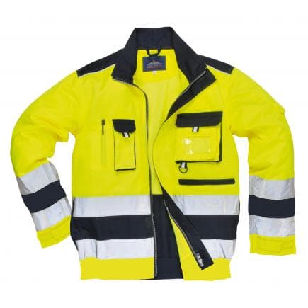 PORTWEST TX50YNRL - Blouson HV Lille, jaune/marine