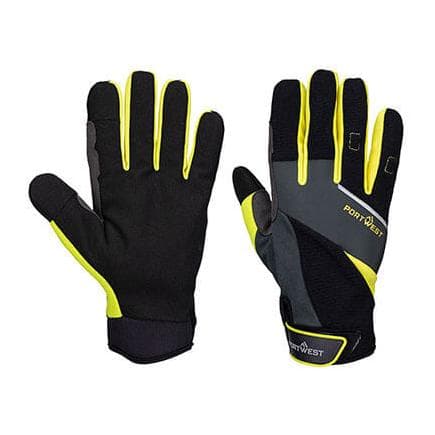 PORTWEST A774K2RL - DX4 LR Gant anti-coupure noir/jaune