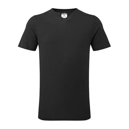 PORTWEST B197BKRS - T-shirt col V en coton noir