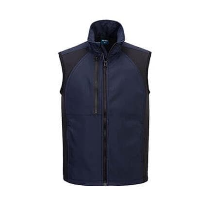 PORTWEST CD876DNRXL - Gilet Softshell WX2 (2L) marine foncé