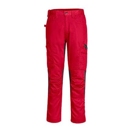 PORTWEST CD881DRR34 - Pantalon de travail WX2 Eco stretch rouge foncé