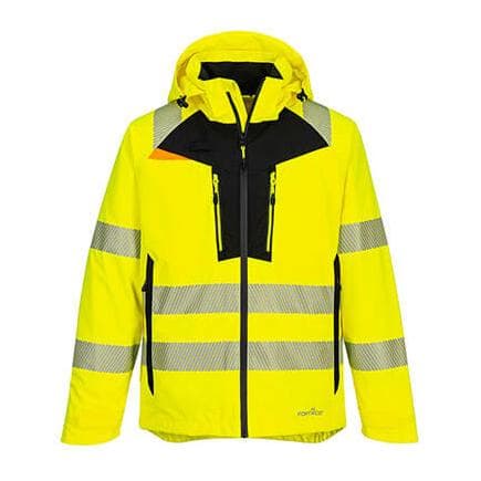 PORTWEST DX462YERL - DX4 Veste de pluie haute visibilité jaune
