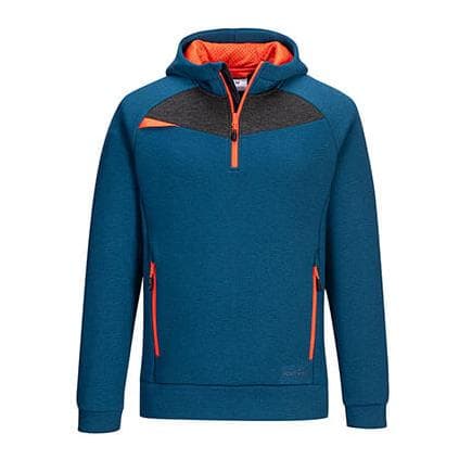 PORTWEST DX467MBRXXL - Sweat à capuche avec fermeture éclair bleu metro