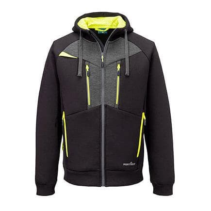 PORTWEST DX472BKRL - Sweat à capuche zippé DX4 noir