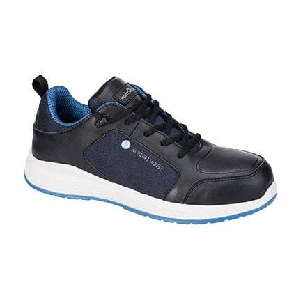 PORTWEST FC07BKB44 - FX2 Eco Composite Trainer S3S SR chaussures de sécurité noir/bleu