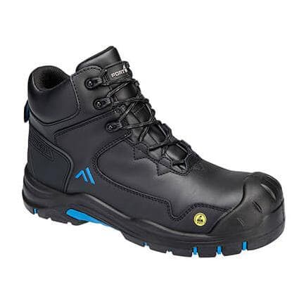 PORTWEST FC18BKB37 - Chaussure basse Apex S3S ESD HRO SR SC FO noir/bleu