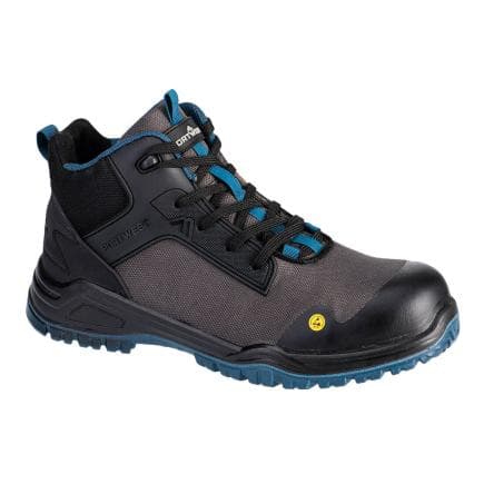 PORTWEST FE01BTE41 - FX2 Bevel Composite S3S ESD SR FO Botte de sécurité Noir/Sarcelle