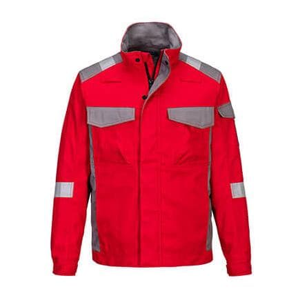 PORTWEST FR08RERXL - Veste Bizflame ultra bicolore rouge