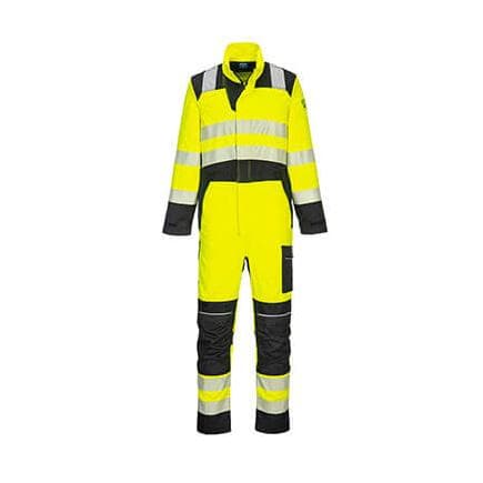 PORTWEST FR507YBRXL - Combinaison haute visibilité PW3 FR jaune/noir