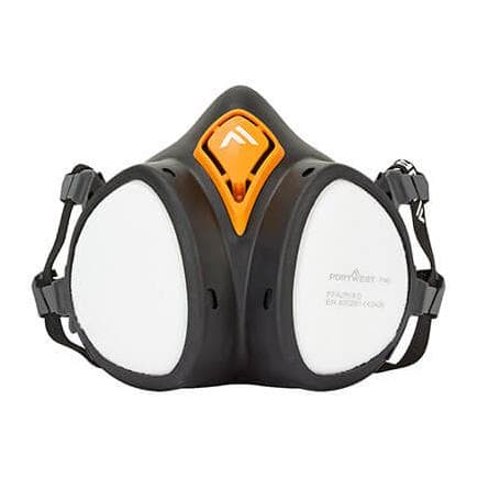 PORTWEST P440BKR - A2P3 Demi-masque prêt à l'emploi Noir