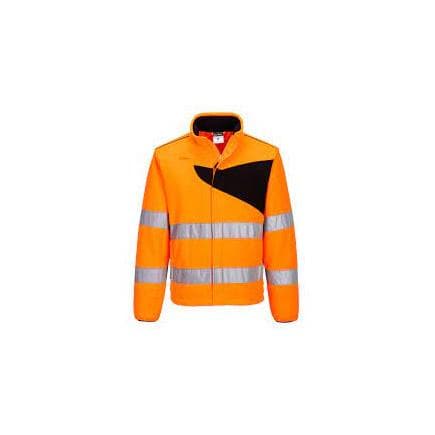 PORTWEST PW274OBRL - Polaire haute visibilité PW2 Orange/Noir