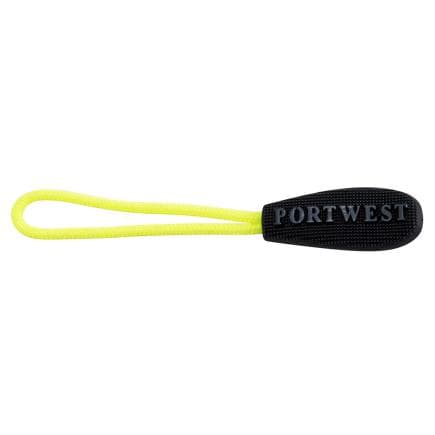 PORTWEST T900YER - Tirettes de fermeture à glissière remplaçables Jaune