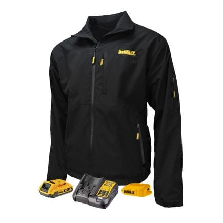 RADIANS DCHJ090BD1-XL EU - Dewalt veste chauffante Softshell structurée noire