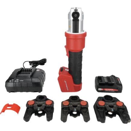 ROTHENBERGER 1000005048 - ROMAX NANO iJAWs Press Set avec TH Jaws 16-20-26 mm (avec batterie 2Ah et chargeur)