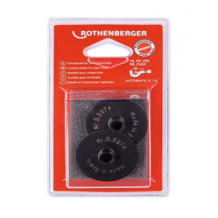 ROTHENBERGER 055074D - Roue de coupe pour coupe-tube Rocut/Automatik Taille 3 (2 pcs)