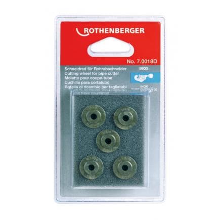ROTHENBERGER 070018D - Roue de coupe pour TC 30 Inox (5 pcs)