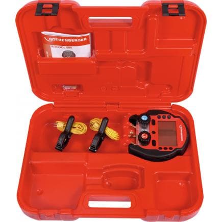 ROTHENBERGER 1000000570 - Manomètre numérique Ensemble Rocool 600 avec 2 bornes de température dans la valise