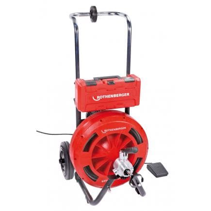 ROTHENBERGER 1000001714 - Machine à nettoyer les tuyaux Rodrum L 20 avec jeu d'outils de 22 mm