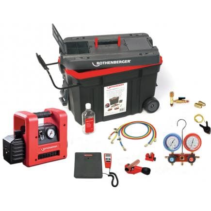 ROTHENBERGER 1000002560 - Station universelle pour le vide et la charge Rocaddy 120 R32 Analog