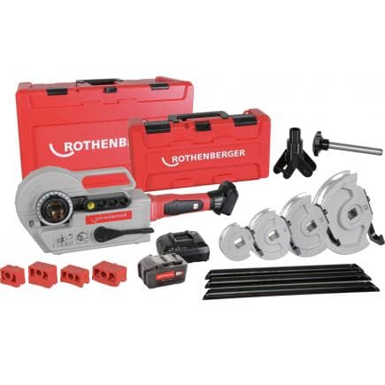 ROTHENBERGER 1000003392 - Coude de tuyau Robend 4000 E Set 15-18-22-28 EU