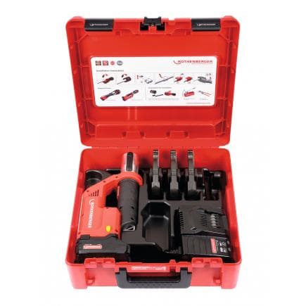 ROTHENBERGER 1000003898 - Romax machine à presser Compact TT PB 1x2Ah EU Set SV 12-14-16