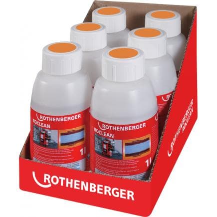 ROTHENBERGER 1500000200 - Détergent de nettoyage Roclean orange pour radiateurs (6 pcs)