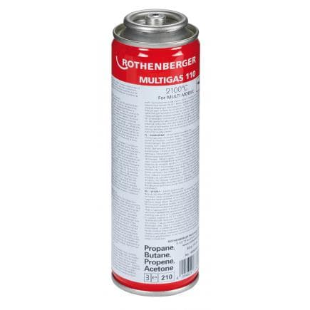 ROTHENBERGER - Cartouches de gaz Multigaz 110 7/16" UE 110 ml 60g