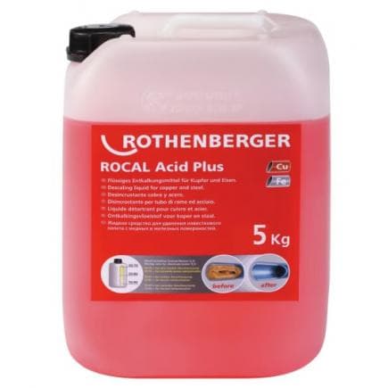 ROTHENBERGER 1500000914 - Fusé par le détartrage Rocal Acid Plus 25 kg