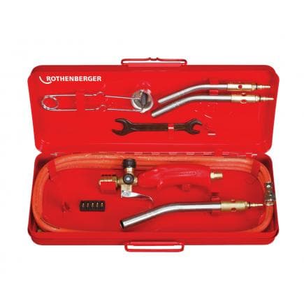 ROTHENBERGER - Ensemble chalumeau turbopropulseur 12-15-18mm avec réducteur
