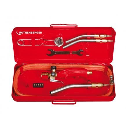 ROTHENBERGER 31090 - Turbopropulseur 12-15-18mm à souder sans poignée en coffret tôle